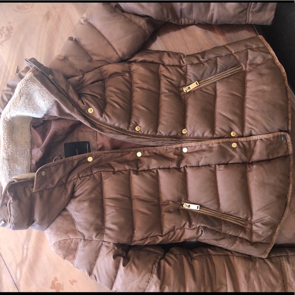 Zara brown puffer jacket - Picture 4 of 9
